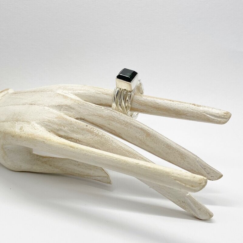 Ring Obsidian "crushed"