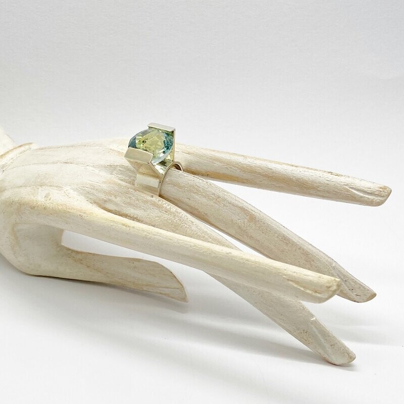 Ring Obsidian meerblau Ring Obsidian meerblau "special cut"