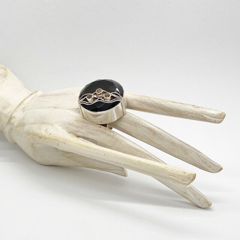 Ring Obsidian Honigbraun / Citrin Ring Obsidian Honigbraun / Citrin
