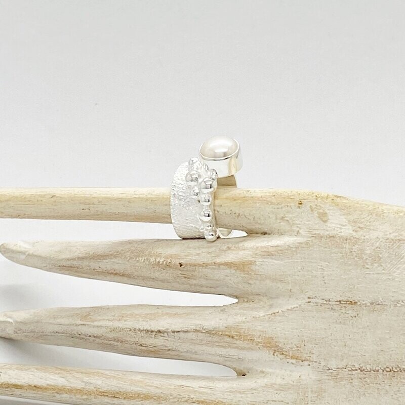 Ring Zuchtperlen Ring Zuchtperlen "elegant bubbles" -
1 cm