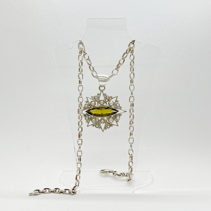 Unikat Anhänger Obsidian goldbraun / Zuchtperle - 1 x 3 cm Unikat Anhänger Obsidian goldbraun / Zuchtperle - 1 x 3 cm