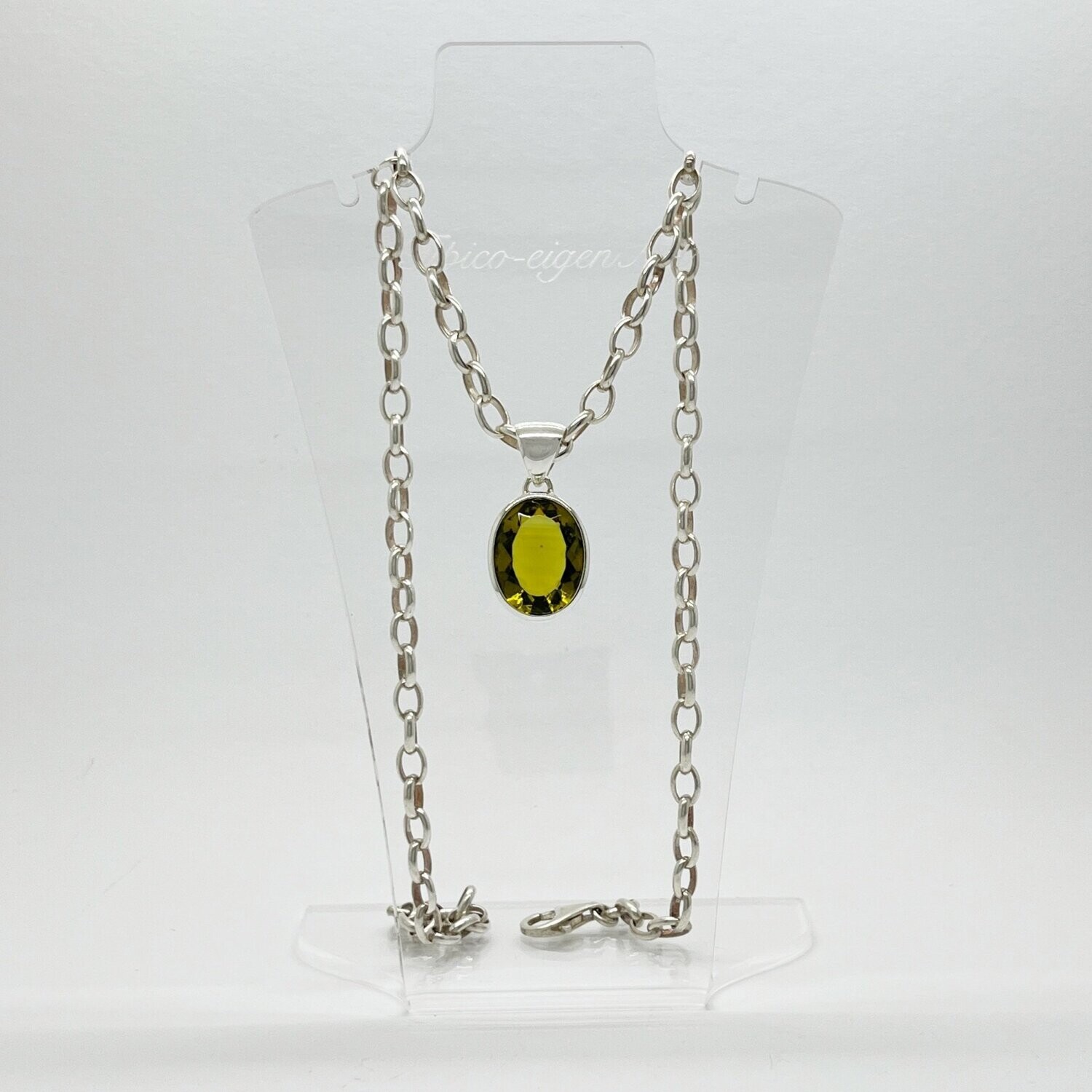 Anhänger Obsidian goldbraun oval - 1,5 x 2 cm