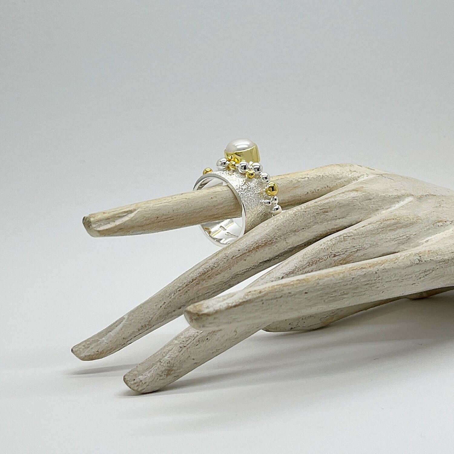 Ring Mabeperle "Bubbles" - 1 cm