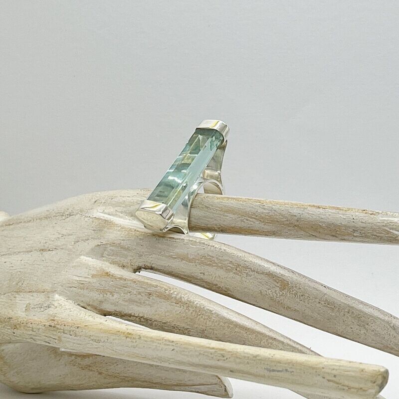 Ring Obsidian meerblau Ring Obsidian meerblau "balance"