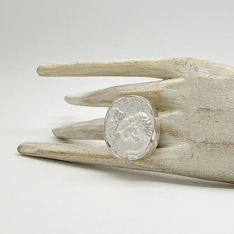 Ring Römische Münze - 3 cm