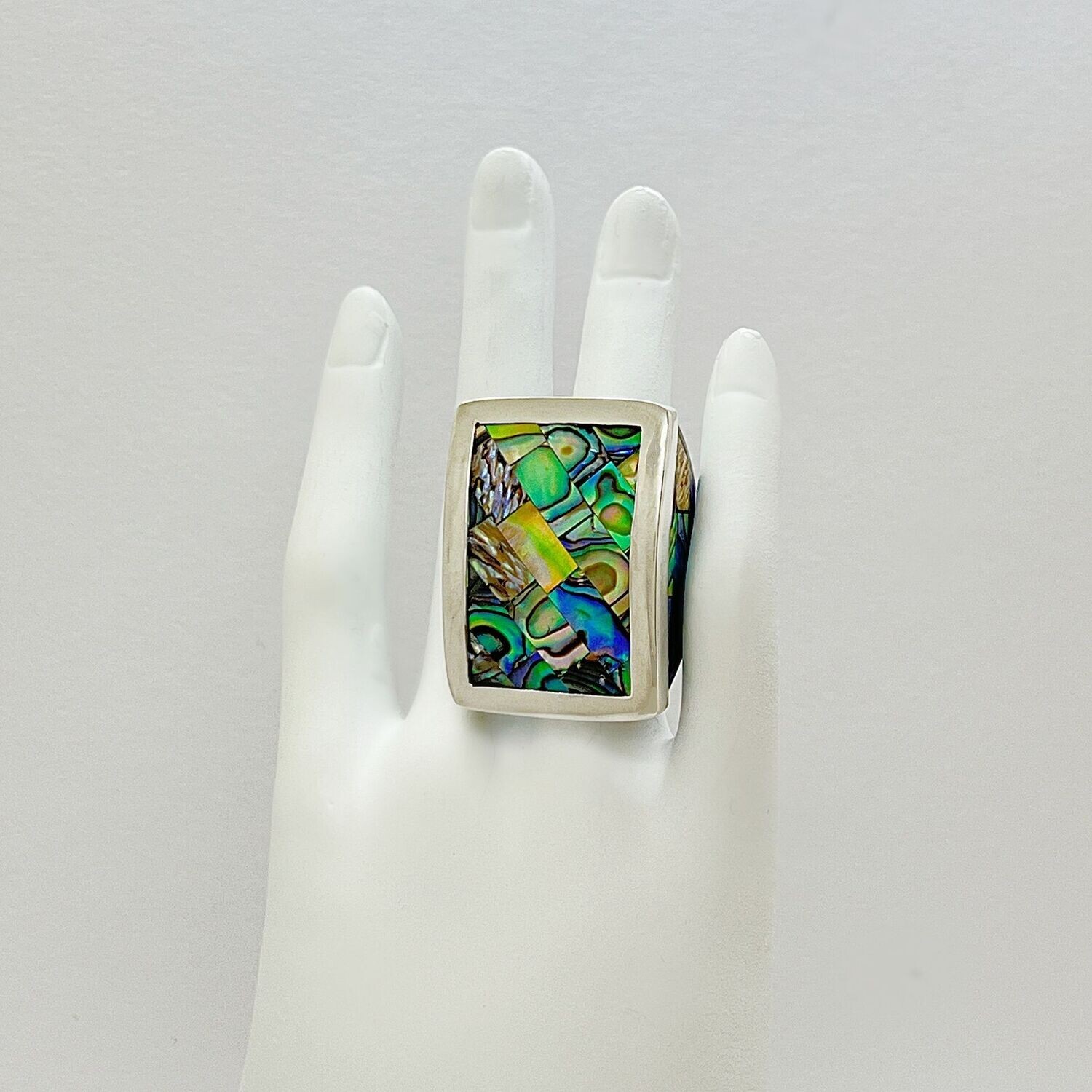 Ring Pawa muschel "Holzkorpus"