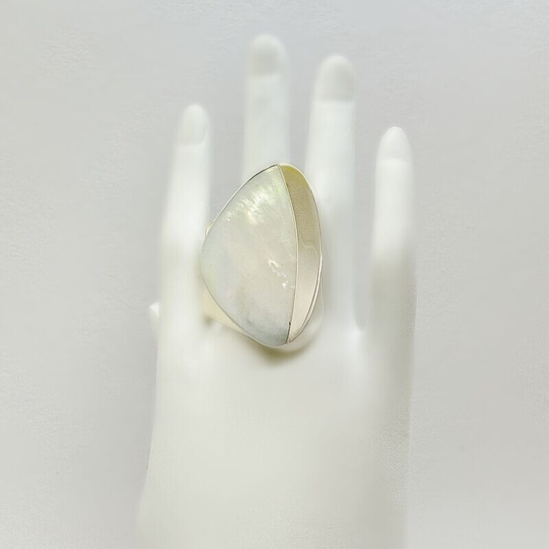 Ring Perlmutt Ring Perlmutt "always fashion" - 3 x 4 cm