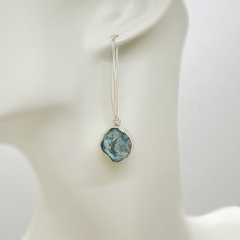 Ohrhänger Aqua Aura - 1,5 x 2 cm Ohrhänger Aqua Aura - 1,5 x 2 cm