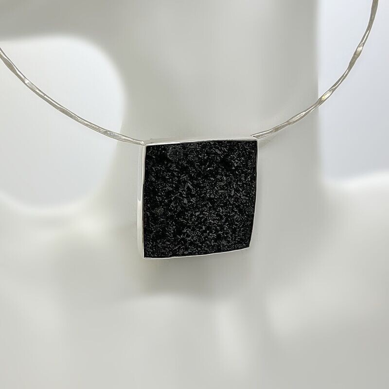 Anhänger Lava quadratisch - 3,5 cm Anhänger Lava quadratisch - 3,5 cm