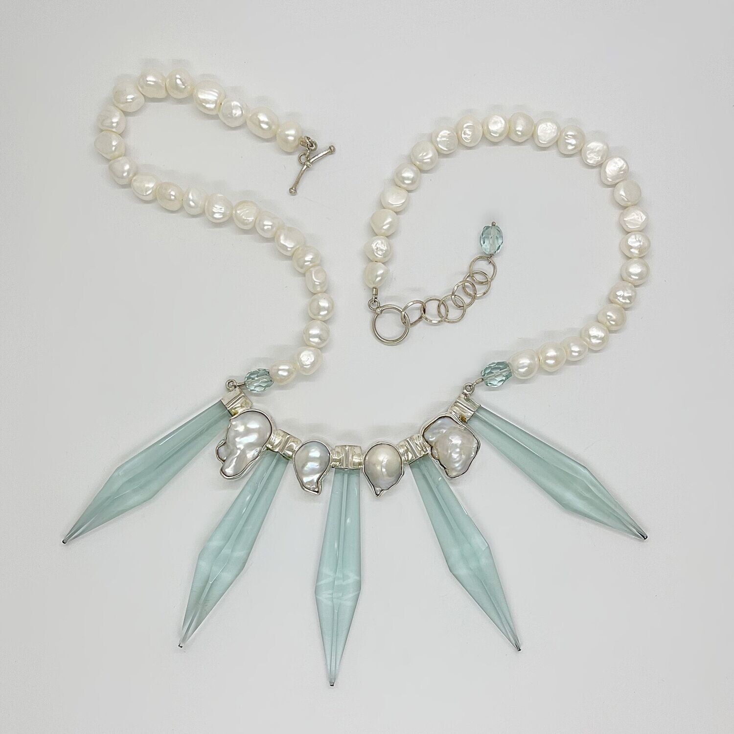 Unikat Collier "kisses of icicles"
