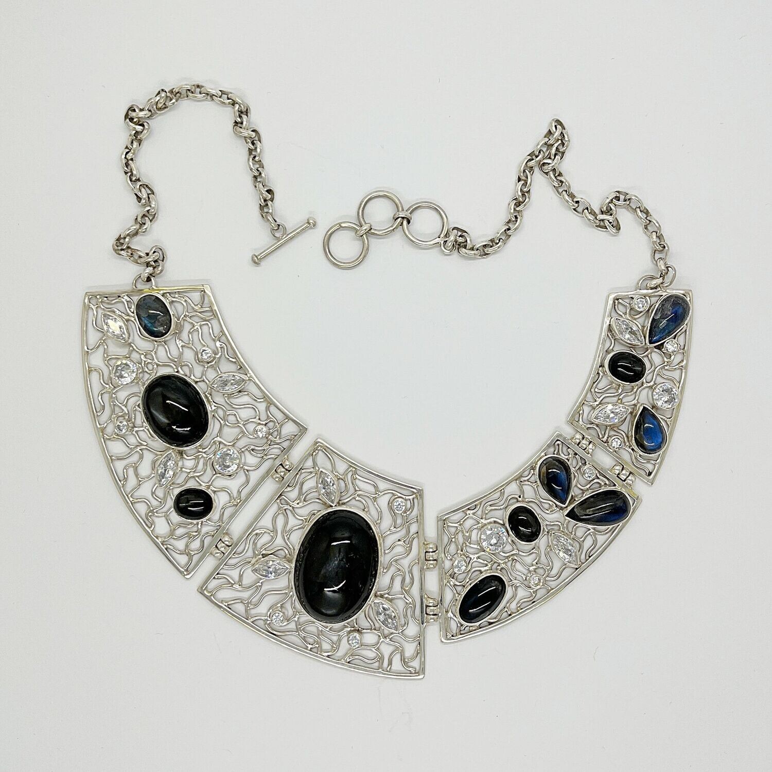 Unikat Collier "Royal blossoms"