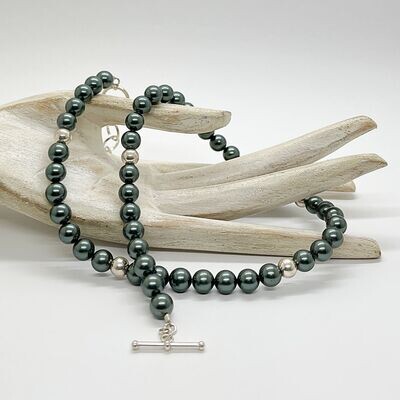 Halskette Muschelkern Perle - 45 cm