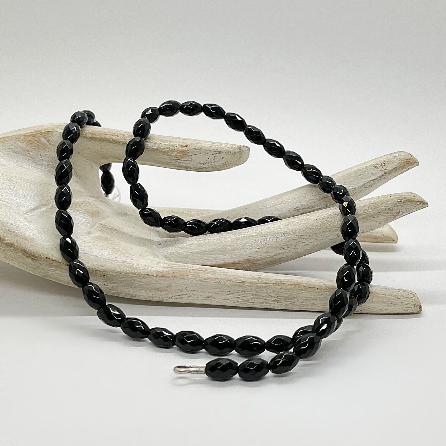 Halskette Onyx facettiert - 58 cm