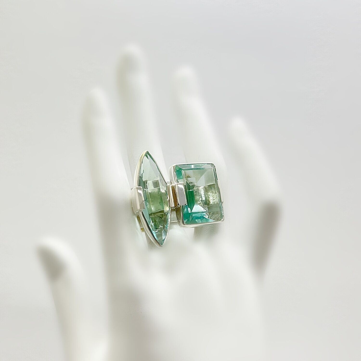 Ring Obsidian meerblau "partners"