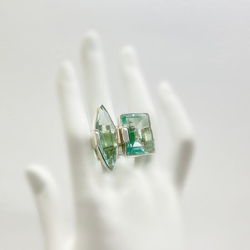Ring Obsidian meerblau Ring Obsidian meerblau "partners"