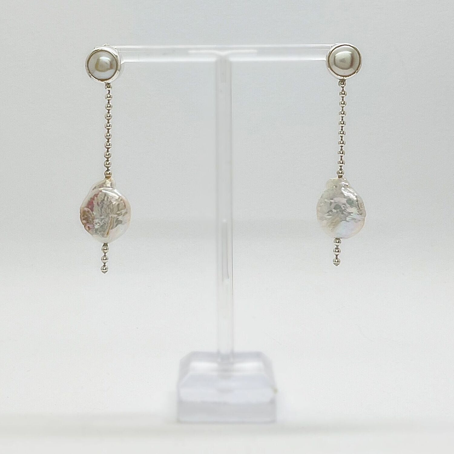 Ohrstecker Zuchtperle + Blisterperle
