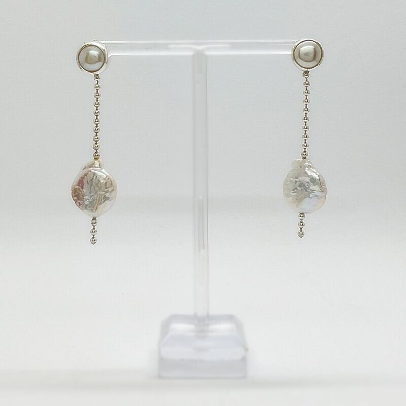Ohrstecker Zuchtperle + Blisterperle Ohrstecker Zuchtperle + Blisterperle