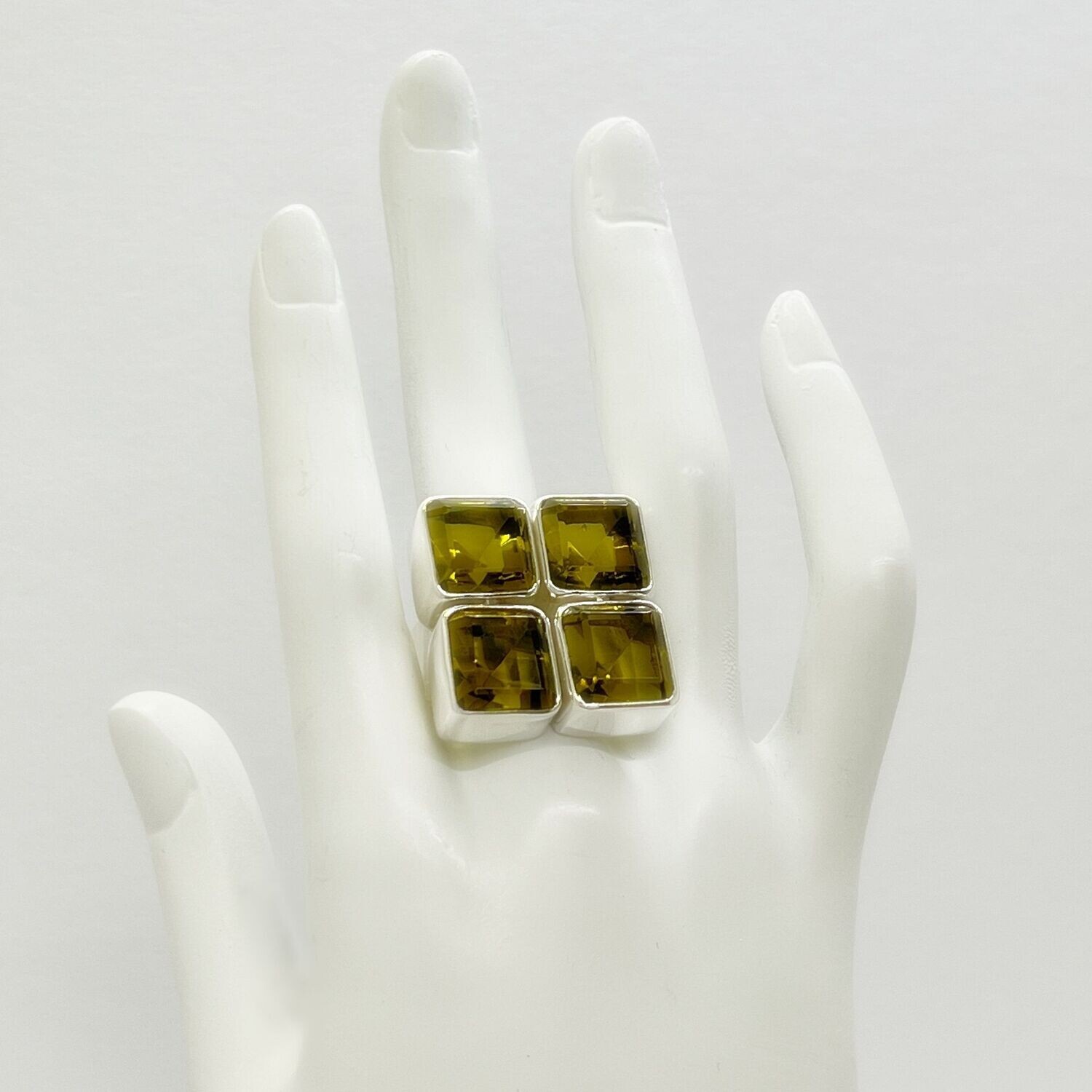 Ring Obsidian goldbraun "game"