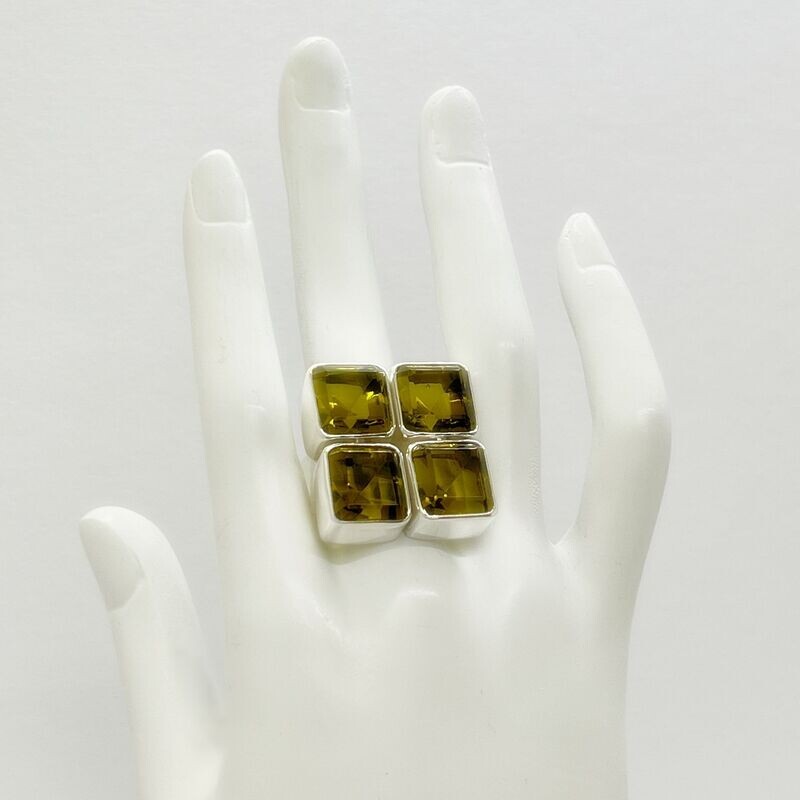 Ring Obsidian goldbraun Ring Obsidian goldbraun "game"