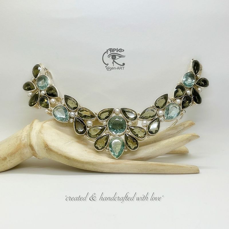Unikat Collier Unikat Collier "elegant labyrinth"