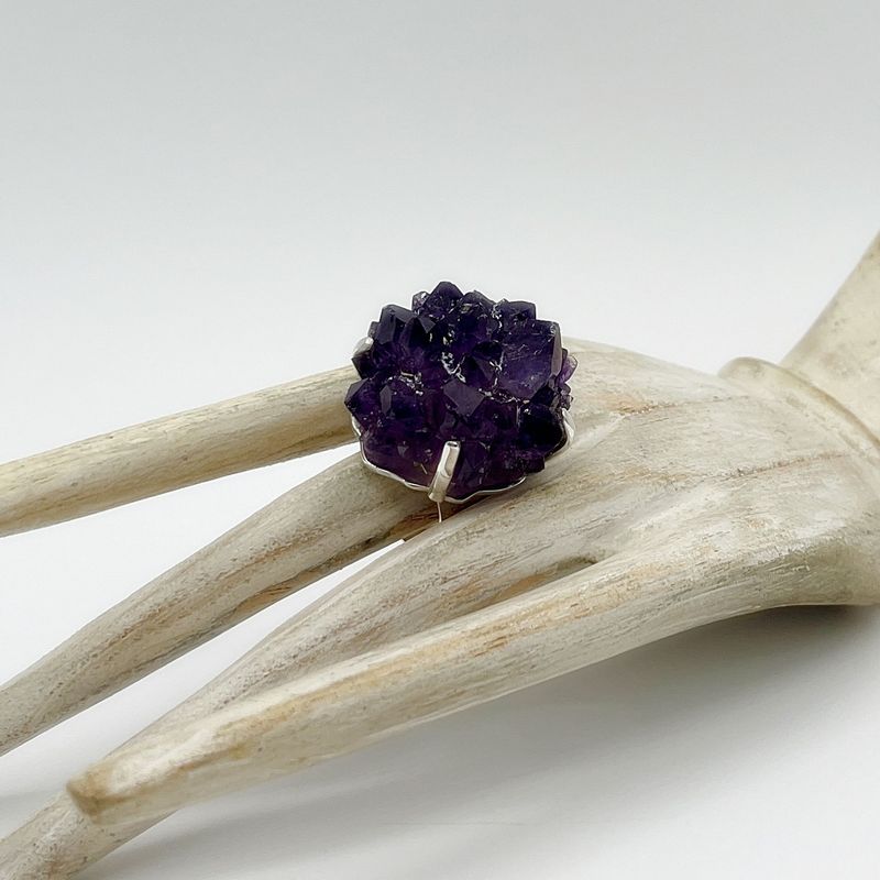 Ring Amethystdruse