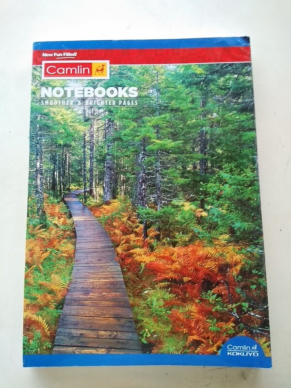 CAMLIN NOTEBOOK SMOOTHER &amp; BRIGHTER PAGES REGISTER