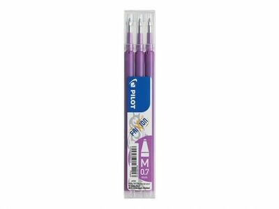 Etui de 3 recharges PILOT FRIXION 07 encre mauve