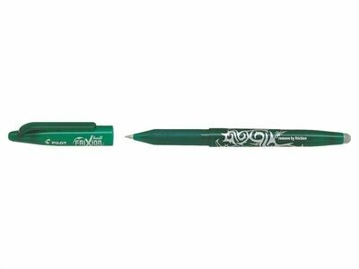 Stylo roller PILOT FRIXION 07 - pointe moyenne - encre VERT