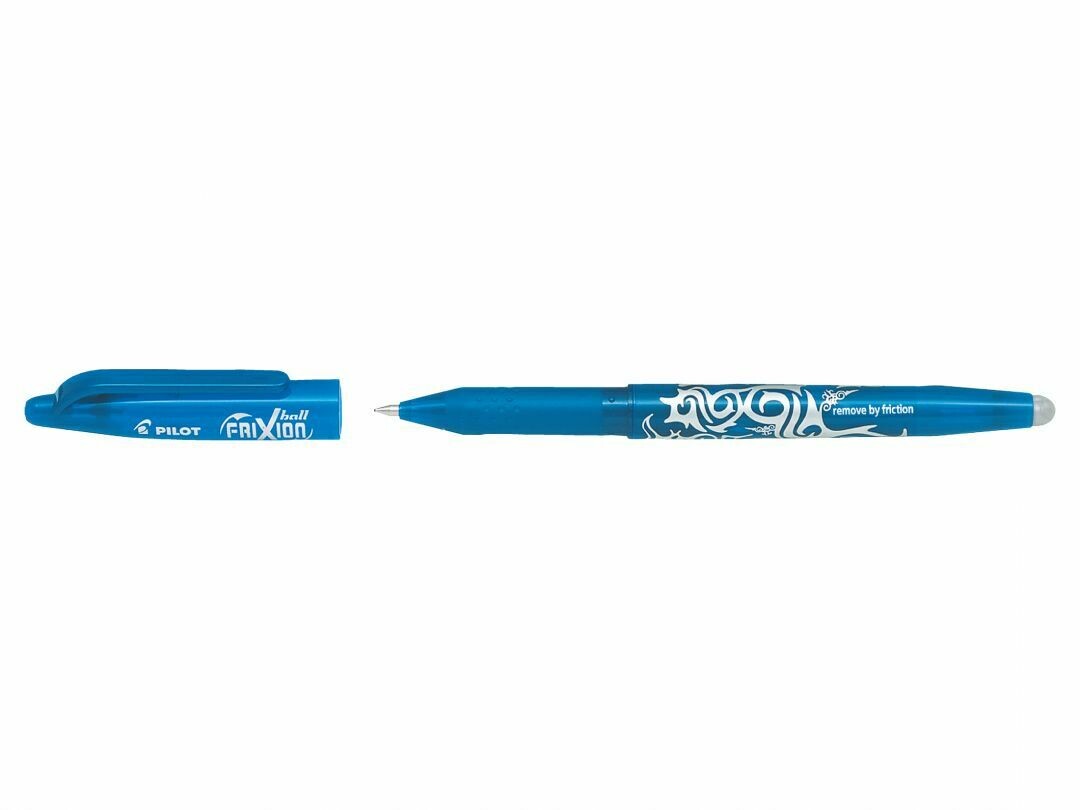 Stylo roller PILOT FRIXION 07 - pointe moyenne - encre TURQUOISE