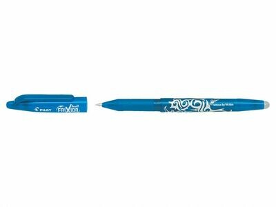 Stylo roller PILOT FRIXION 07 - pointe moyenne - encre TURQUOISE