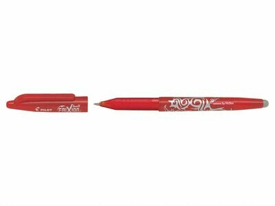 Stylo roller PILOT FRIXION 07 - pointe moyenne - encre ROUGE