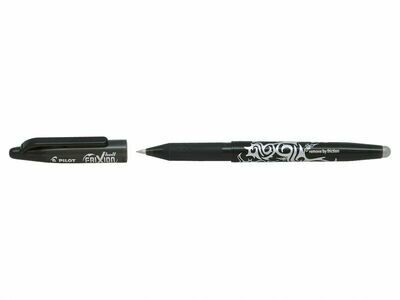 Stylo roller PILOT FRIXION 07 - pointe moyenne - encre NOIR