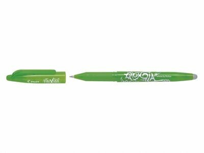 Stylo roller PILOT FRIXION 07 - pointe moyenne - encre VERT CLAIR