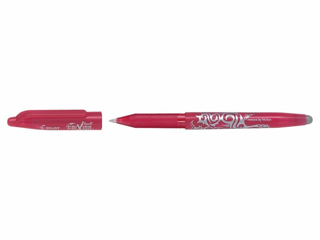 Stylo roller PILOT FRIXION 07 - pointe moyenne - encre ROSE