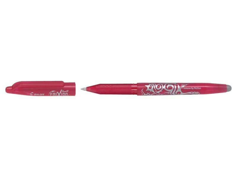 Stylo roller PILOT FRIXION 07 - pointe moyenne - encre ROSE