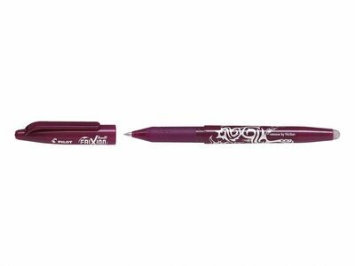 Stylo roller PILOT FRIXION 07 - pointe moyenne - encre ROUGE BORDEAUX