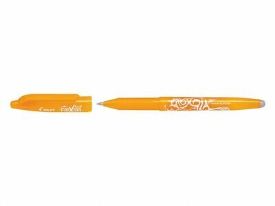 Stylo roller PILOT FRIXION 07 - pointe moyenne - encre ABRICOT-ORANGE