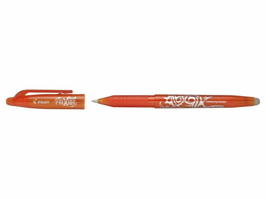 Stylo roller PILOT FRIXION 07 - pointe moyenne - encre ORANGE