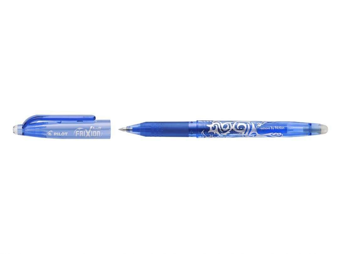 Stylo roller PILOT FRIXION 05 - pointe FINE - encre BLEUE
