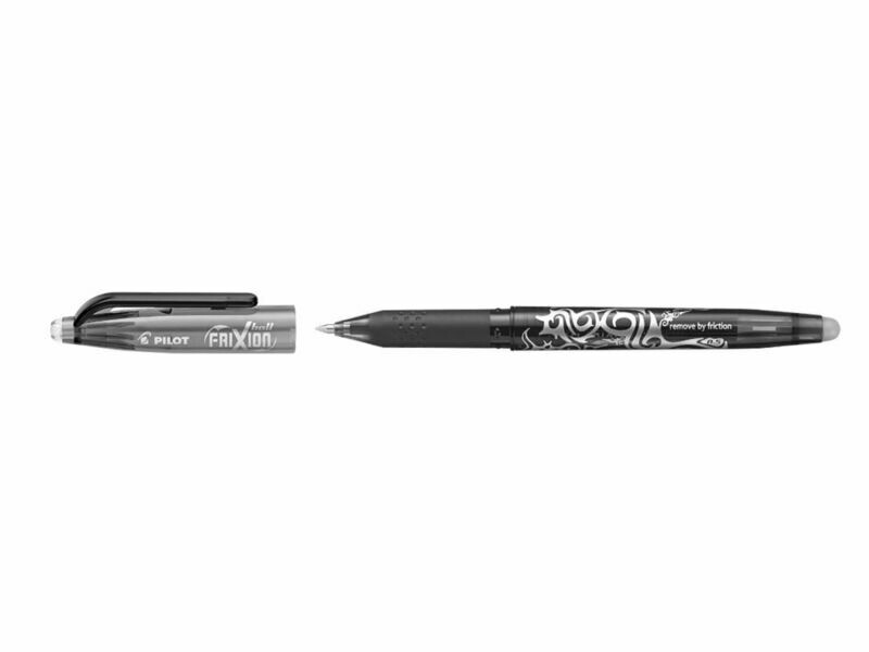 Stylo roller PILOT FRIXION 05 - pointe FINE - encre NOIR