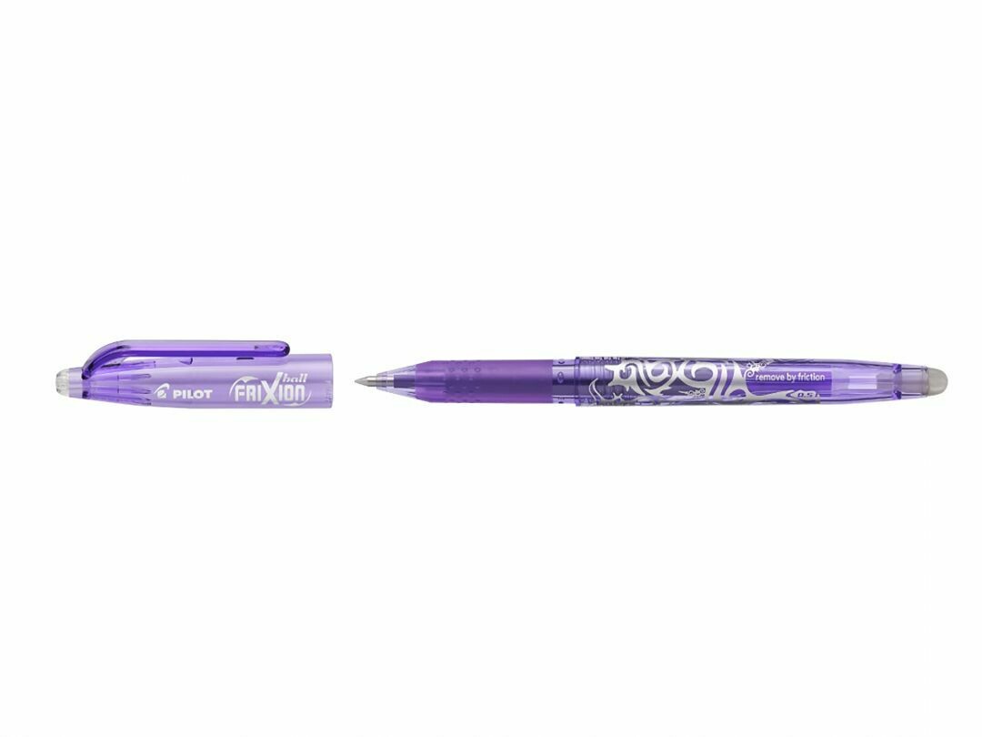 Stylo roller PILOT FRIXION 05 - pointe FINE - encre VIOLET