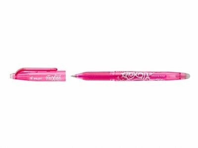 Stylo roller PILOT FRIXION 05 - pointe FINE - encre ROSE