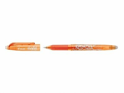Stylo roller PILOT FRIXION 05 - pointe FINE - encre ORANGE