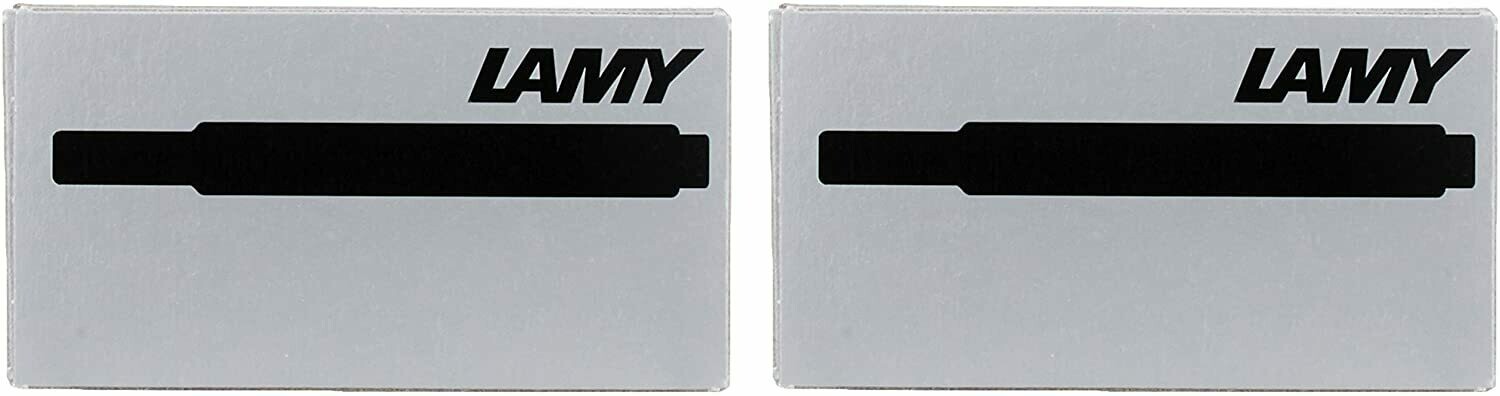 Lot de 2 étuis de 5 cartouches LAMY T10 - encre Noire