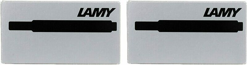 Lot de 2 étuis de 5 cartouches LAMY T10 - encre Noire