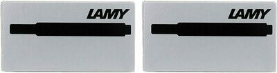 Lot de 2 étuis de 5 cartouches LAMY T10 - encre Noire