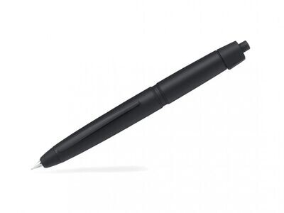 Stylo plume OR rétractable PILOT CAPLESS LS attributs Noir Mat  - NOIR  MAT - Plume Moyenne - en Coffret Cadeau.