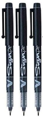 Lot de 3 stylos feutre PILOT V-Sign Pen encre liquide Noir