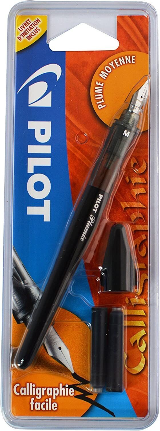 Stylo plume PILOT PLUMIX  - Calligraphie - Noir - Plume Moyenne