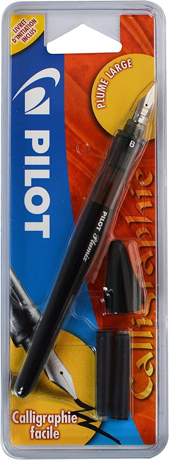 Stylo plume PILOT PLUMIX  - Calligraphie - Noir - Plume Large